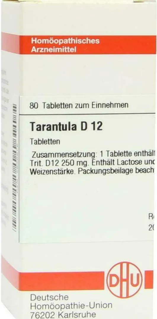 Dhu Tarantula D12 80 Tabletten
