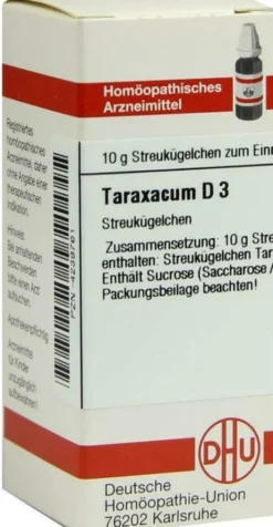 Dhu Taraxacum D3 10 G Globuli