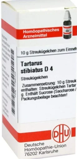 Dhu Tartarus Stibiatus D4 10 G Globuli