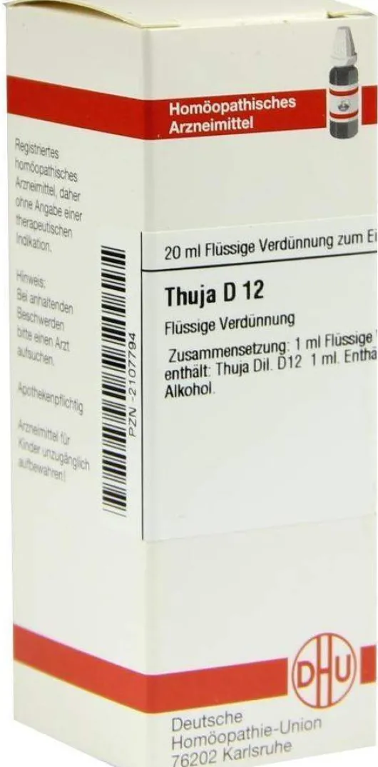 Dhu Thuja D12 20 ml Dilution
