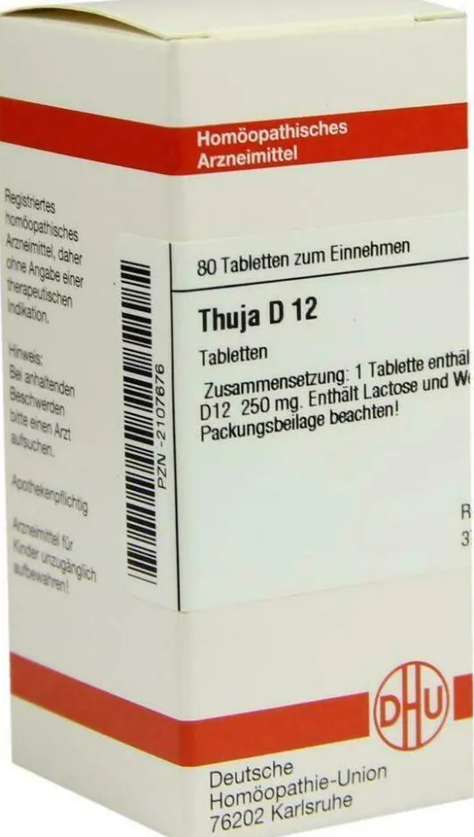 Dhu Thuja D12 80 Tabletten