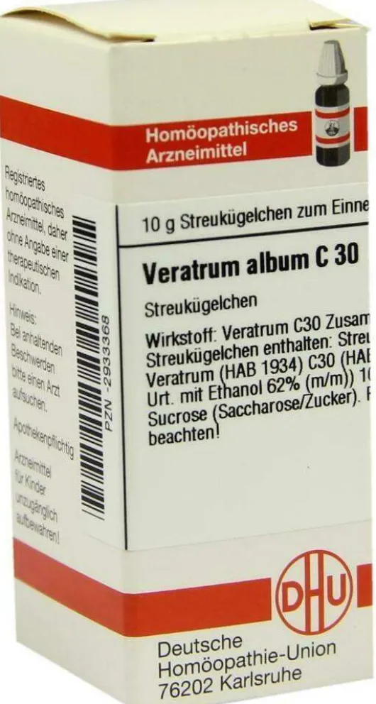 Dhu Veratrum Album C30 Globuli 10 G Globuli