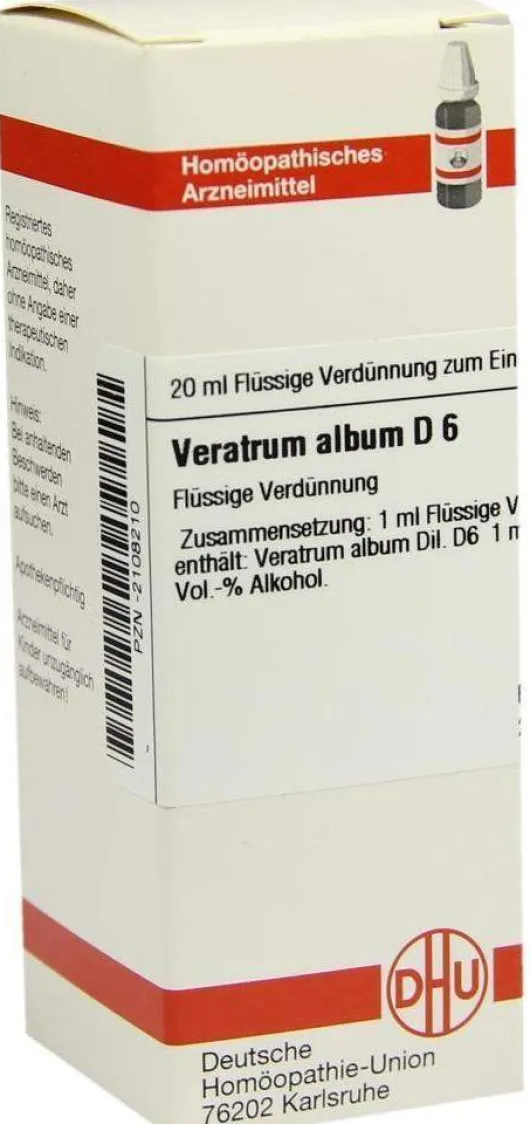 Dhu Veratrum Album D6 20 ml Dilution