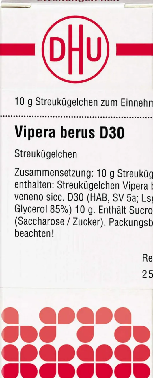 Dhu Vipera Berus D30 10 G Globuli