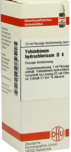 Dhu Yohimbinum Hydrochl. D4 20 ml Dilution