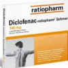 Diclofenac-Ratiopharm Schmerzpflaster 140 mg Pro G 5 Stück