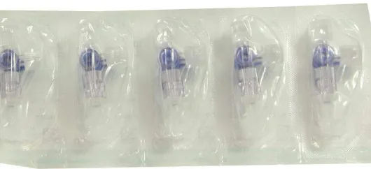 Discofix Dreiwegehahn Luer Lock Blau