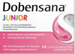 Dobensana Junior Zuckerfrei 1,2 mg und 0,6 mg 24 Lutschtabletten