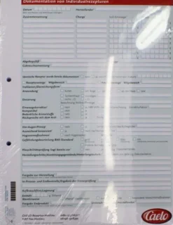 Dokumentationsblock Für Individualrezepturen 50 Bl