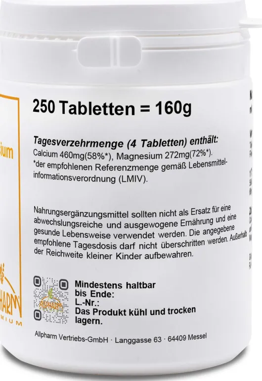 Dolomit Magnesium Calcium 250 Tabletten