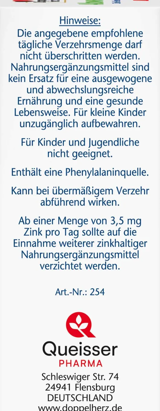 Doppelherz aktiv Abwehr Direct Zink und Selen Histidin 20 Pellets