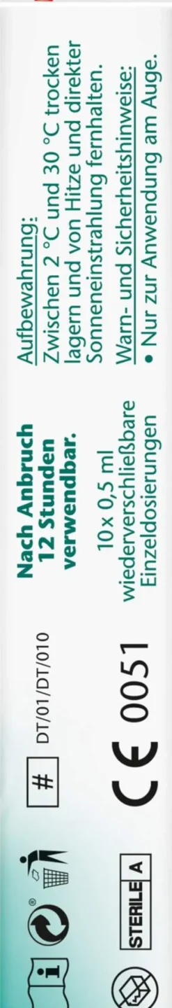 Doppelherz Aktiv Augen-Tropfen Hyaluron 0,4 % Extra 10 X 0,5 ml