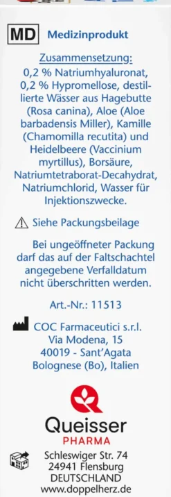 Doppelherz aktiv Augentropfen Hyaluron 0,2% 10 ml