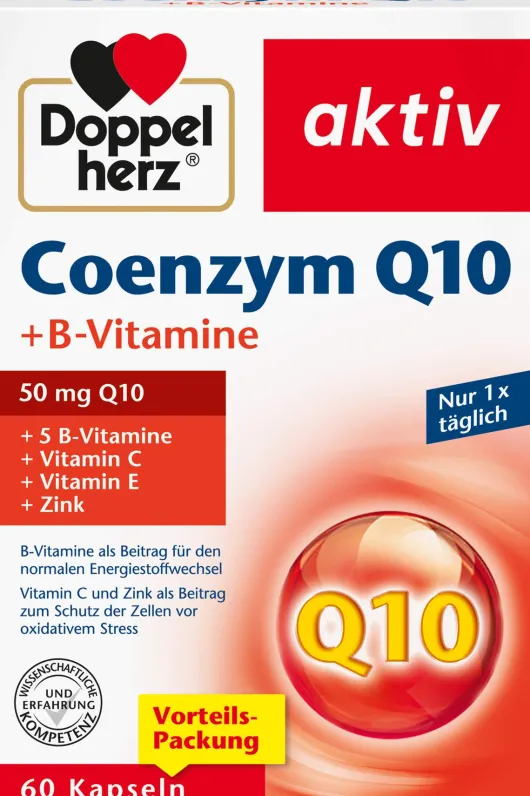 Doppelherz Aktiv Coenzym Q10 + B-Vitamine 60 Kapseln