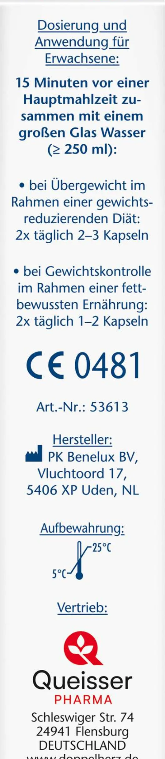 Doppelherz Aktiv Fett-Binder Kapseln 40 Stück