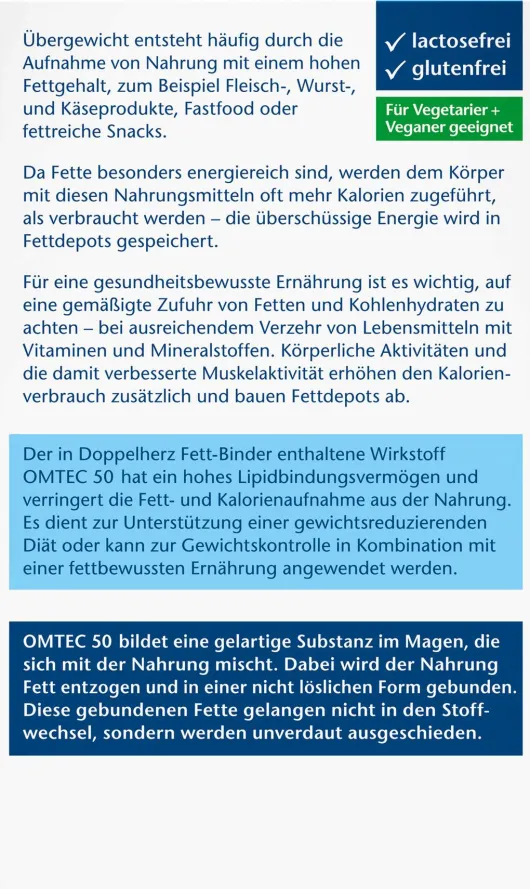Doppelherz Aktiv Fett-Binder Kapseln 40 Stück