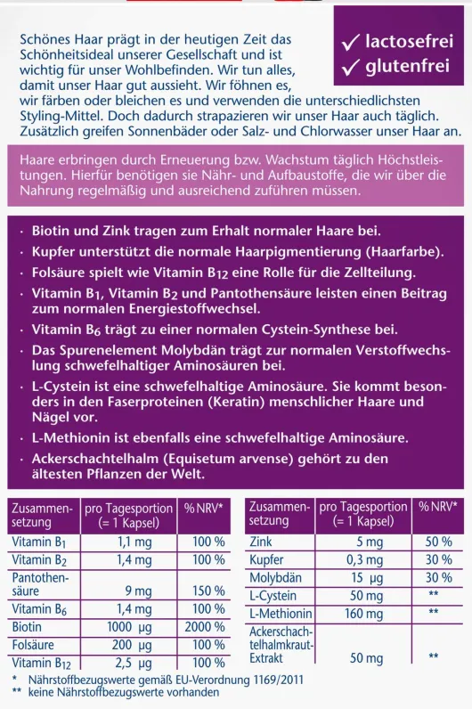 Doppelherz Aktiv Haar Intensiv 30 Kapseln