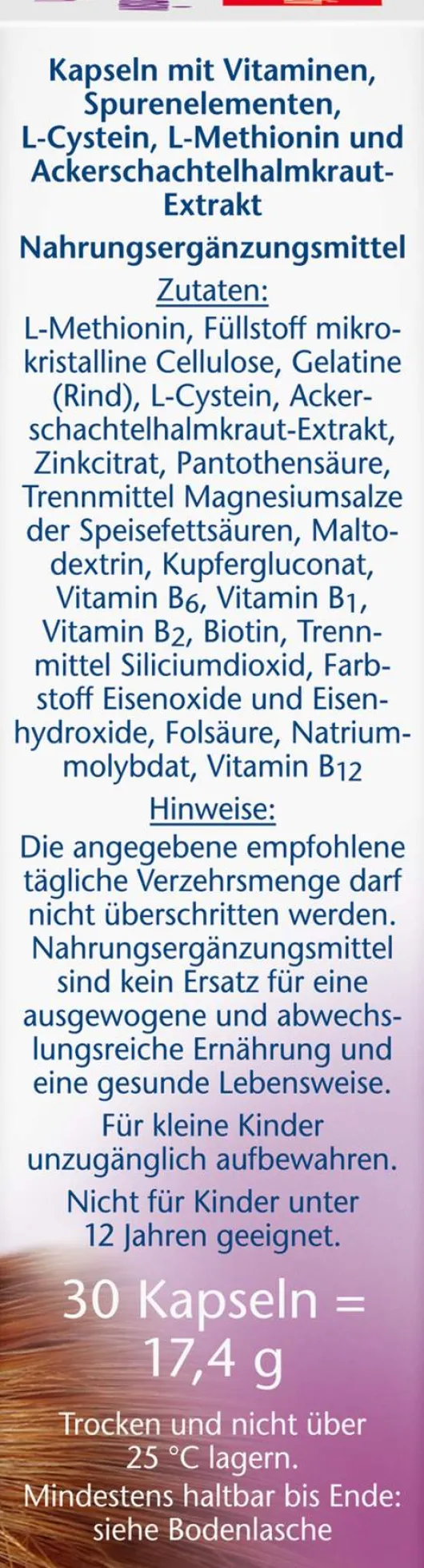 Doppelherz Aktiv Haar Intensiv 30 Kapseln