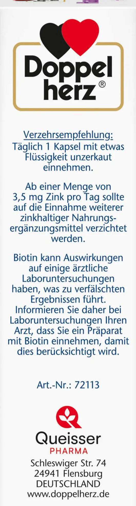 Doppelherz Aktiv Haar Intensiv 30 Kapseln