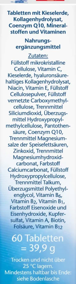 Doppelherz Aktiv Haut + Haare + Nägel 60 Tabletten