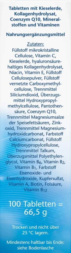 Doppelherz Aktiv Haut + Haare + Nägel 100 Tabletten