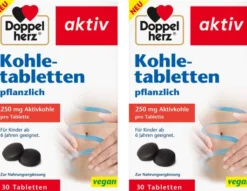 Doppelherz aktiv Kohletabletten 2 x 30 Tabletten