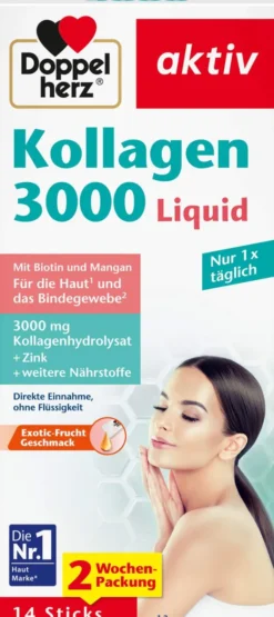 Doppelherz Aktiv Kollagen 3000 Liquid 14 Sticks