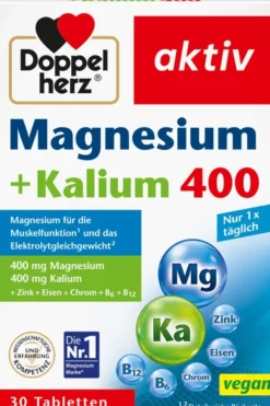 Doppelherz Aktiv Magnesium + Kalium 30 Tabletten