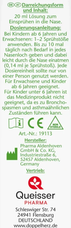 Doppelherz Aktiv Meerwasser Schnupfenspray