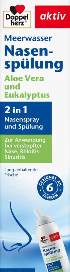 Doppelherz Aktiv Meerwasser Nasenspülung Aloe Vera und...