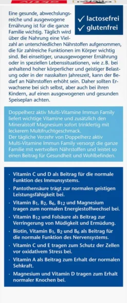 Doppelherz Aktiv Multi Vitamine Immun Family Flüssig 250 ml