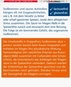 Doppelherz Aktiv Sodbrennen Akut+protect 40 Kautabletten