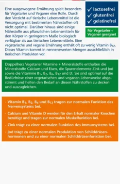 Doppelherz Aktiv Vegetarier Vitamine + Mineralstoffe 100 Tabletten