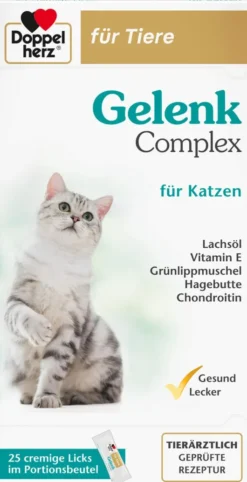 Doppelherz Gelenk Complex für Katzen 25 Licks