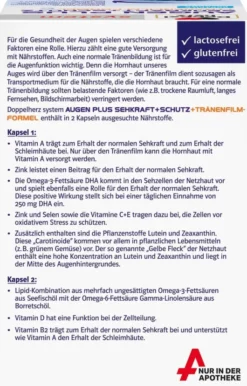 Doppelherz system Augen plus Sehkraft + Schutz 120 Kapseln