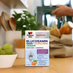 Doppelherz System Glucosamin 1000 + Curcuma Vegan 60 Kapseln