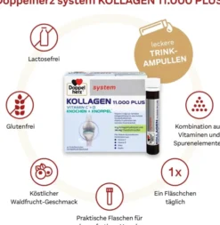 Doppelherz system Kollagen 11.000 Plus System 30 x 25 ml Ampullen