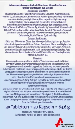 Doppelherz System Schwangere + Mütter Vegan 30 Tabletten + 30...