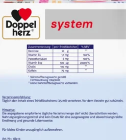 Doppelherz system Vitamin B12 Plus Trinkampullen 30 x 25 ml