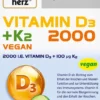 Doppelherz system Vitamin D3 2000 I.E. + K2 120 Tabletten