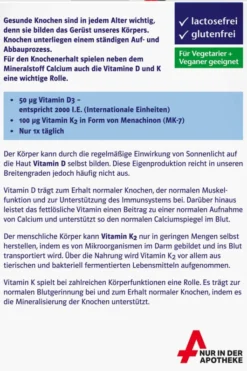 Doppelherz system Vitamin D3 2000 I.E. + K2 120 Tabletten