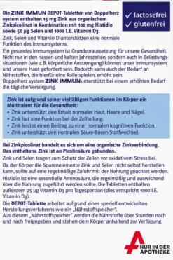 Doppelherz system Zink Immun 30 Tabletten