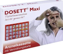 Dosett Maxi Arzneikassette Rot 1 Stück