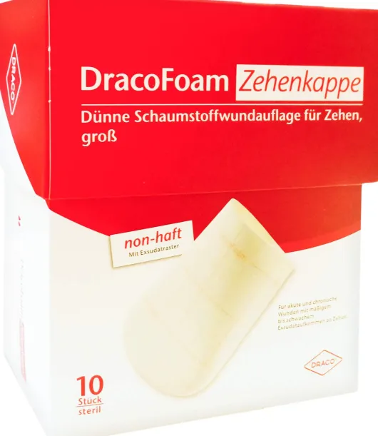Dracofoam Zehenkappe Groß 10 Stück
