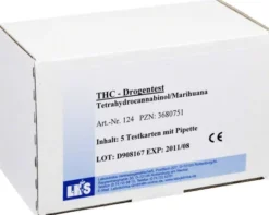 Drogentest Tetrahydrocannabinol Single Card Urin Lks 5 Tests