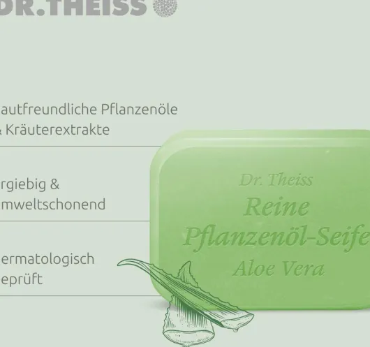 Dr.Theiss Aloe Vera Reine Pflanzenölseife 100 G
