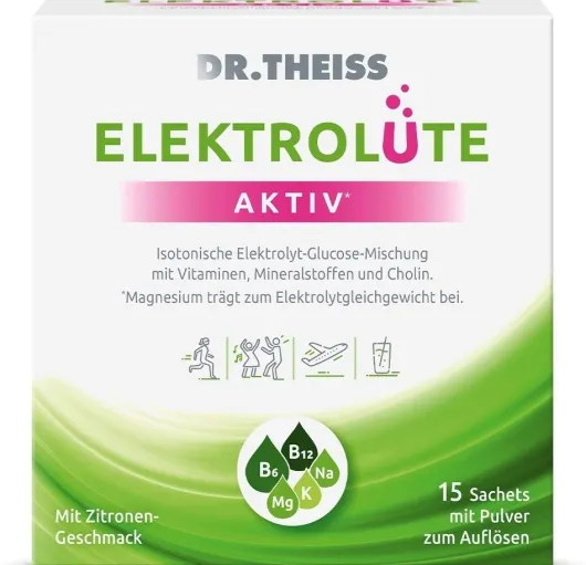 Dr. Theiss Elektrolüte aktiv Pulver 15 Beutel