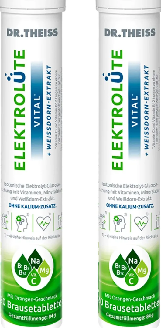 Dr.Theiss Elektrolüte Vital Brausetabletten 2 x 20 Stück