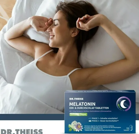 Dr.Theiss Melatonin Ein- & Durchschlaf Tabletten 15 Stück