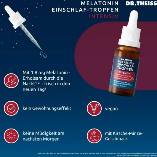 Dr.Theiss Melatonin Einschlaf Tropfen intensiv 20 ml
